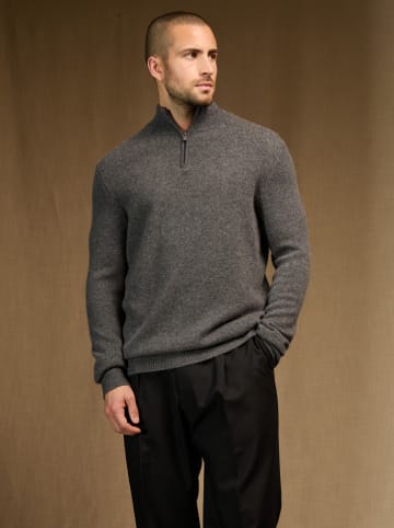 Perfect Cashmere Kaszmirowy sweter "Louis" w kolorze antracytowym