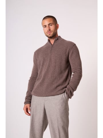 Perfect Cashmere Kaschmir-Pullover "Lucas" in Braun