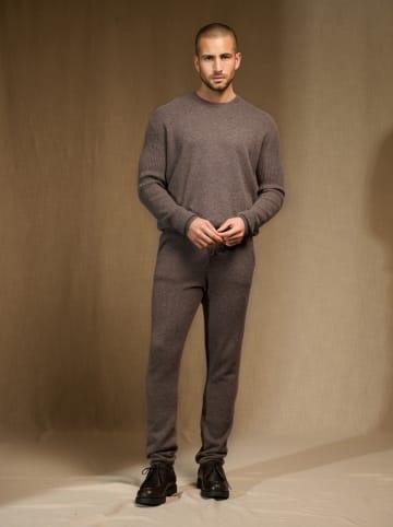Perfect Cashmere Kaschmir-Hose "Stuart" in Taupe