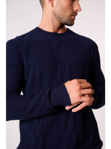 Perfect Cashmere Kaszmirowy sweter "Temba" w kolorze granatowym