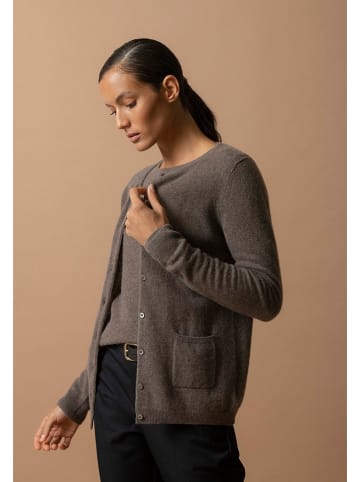Perfect Cashmere Kaschmir-Cardigan in Braun