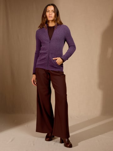 Perfect Cashmere Kasjmieren vest "Ayr" paars