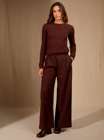 Perfect Cashmere Kaszmirowy sweter "Bella" w kolorze brązowym