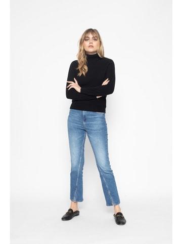 Perfect Cashmere Kaschmir-Rollkragenpullover "Carrick" in Schwarz