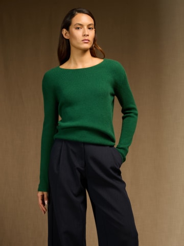 Perfect Cashmere Kasjmieren trui "Cobie" groen