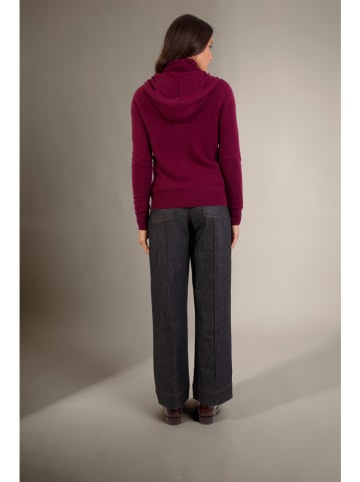 Perfect Cashmere Kasjmieren vest "Emma" bordeaux