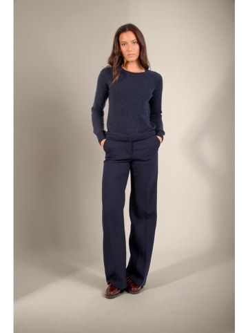 Perfect Cashmere Kaschmir-Pullover "Etret" in Dunkelblau