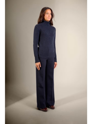 Perfect Cashmere Kaszmirowy sweter "Fornet" w kolorze granatowym