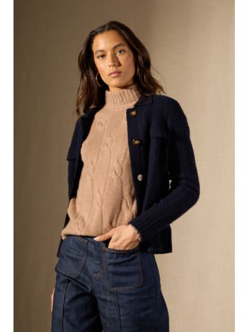 Perfect Cashmere Kasjmieren vest "Friume" donkerblauw