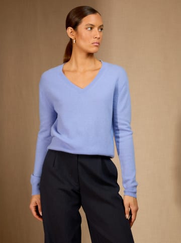 Perfect Cashmere Kaschmir-Pullover "Gardoria" in Hellblau