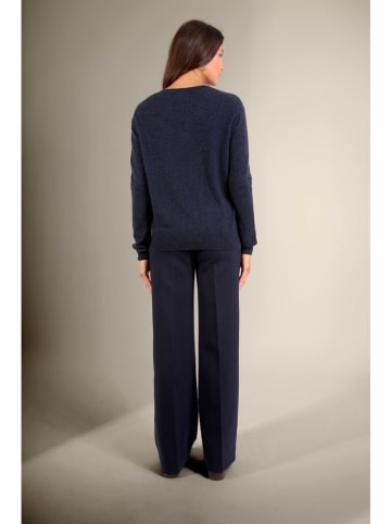 Perfect Cashmere Kasjmieren trui "Gardoria" donkerblauw