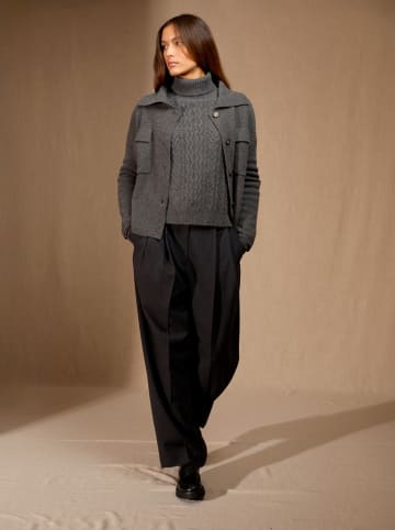 Perfect Cashmere Kaschmir-Cardigan "Hekla" in Anthrazit