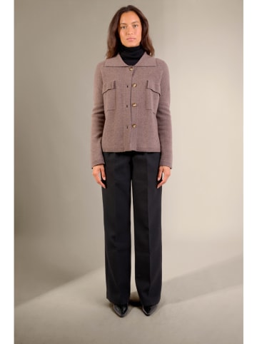 Perfect Cashmere Kasjmieren vest "Hekla" taupe