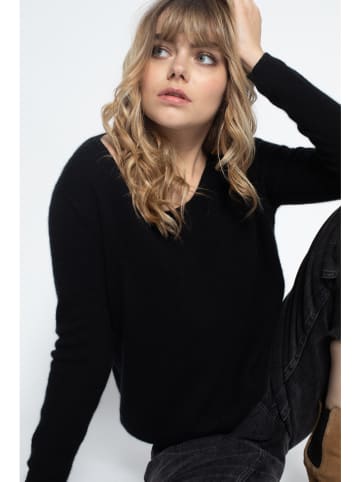 Perfect Cashmere Kaszmirowy sweter "Lindsay" w kolorze czarnym