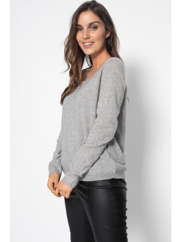 Perfect Cashmere Kaschmir-Pullover "Lindsay" in Grau