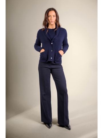 Perfect Cashmere Kasjmieren vest "Mila" donkerblauw