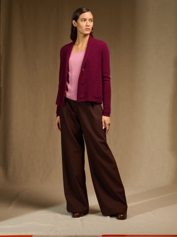 Perfect Cashmere Kaschmir-Cardigan "Mila" in Bordeaux