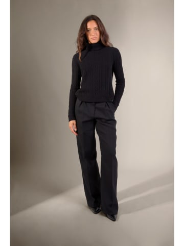 Perfect Cashmere Kasjmieren coltrui "Poso" zwart