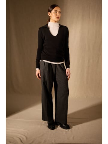 Perfect Cashmere Kaschmir-Pullover "Rosalie" in Schwarz