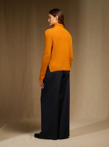 Perfect Cashmere Kasjmieren coltrui "Ruby" mosterdgeel