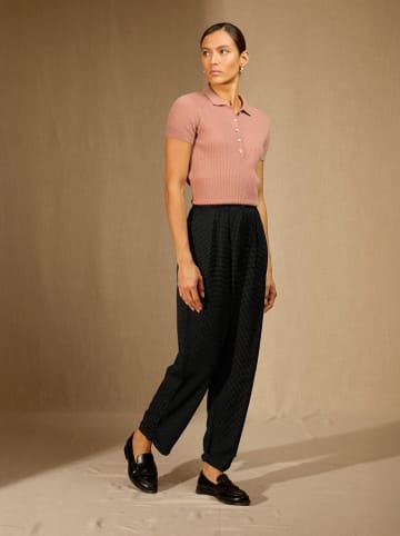 Perfect Cashmere Kaschmir-Poloshirt "Sinead" in Rosa