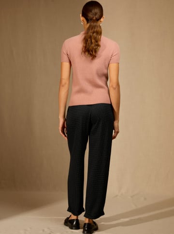 Perfect Cashmere Kasjmieren poloshirt "Sinead" lichtroze