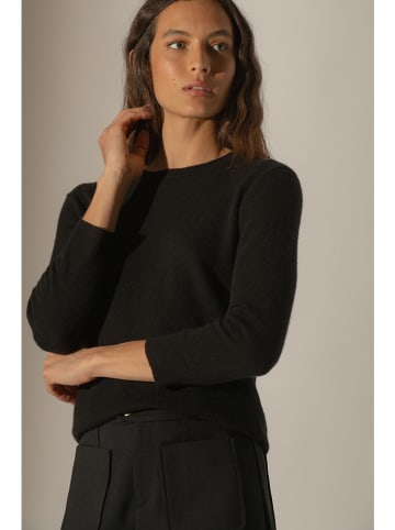 Perfect Cashmere Kaschmir-Pullover "Vanessa" in Schwarz