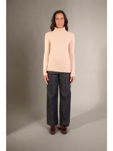 Perfect Cashmere Kaschmir-Rollkragenpullover in Beige
