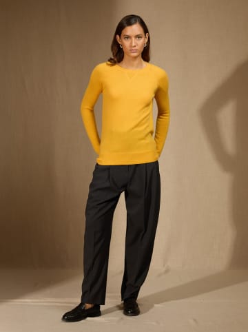 Perfect Cashmere Kaschmir-Pullover "Wilma" in Gelb