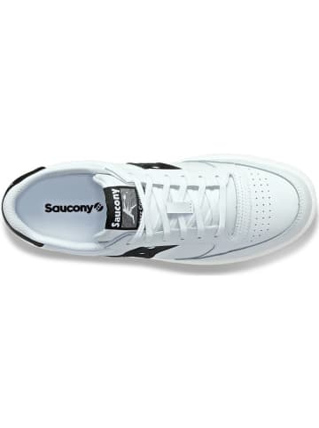 Saucony Leren sneakers wit/zwart