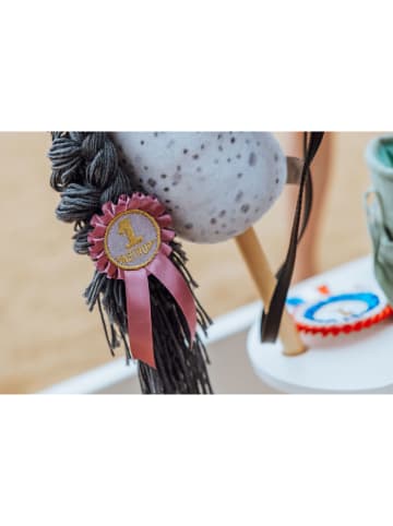 ASTRUP Steckenpferd "Star" in Grau - ab 3 Jahren