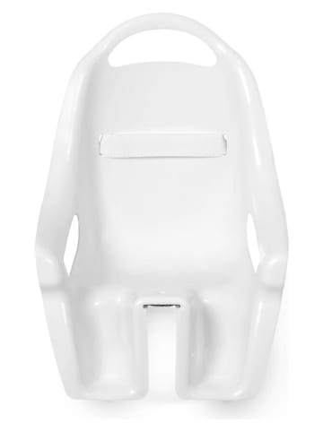 MAMAMEMO Fotelik rowerowy w kolorze białym dla lalek - 3+