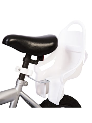 MAMAMEMO Fotelik rowerowy w kolorze białym dla lalek - 3+
