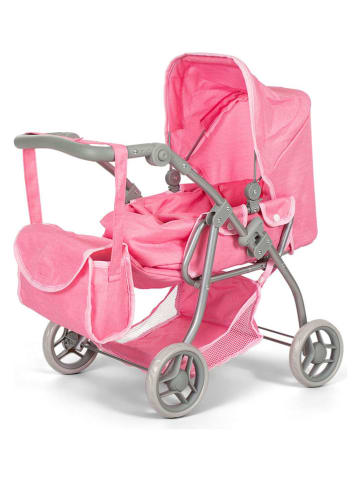MAMAMEMO Kombipuppenwagen in Rosa - ab 3 Jahren