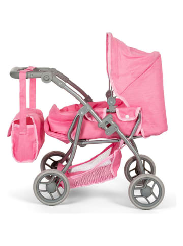 MAMAMEMO Kombipuppenwagen in Rosa - ab 3 Jahren