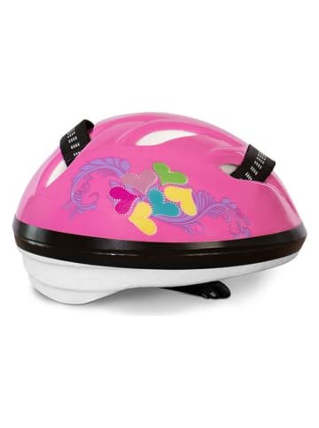 MAMAMEMO Kask rowerowy w kolorze jasnoróżowym dla lalek - 3+