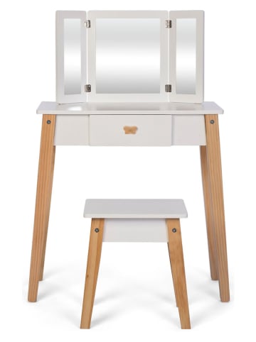 MAMAMEMO 2-delige set: kinderkaptafel wit