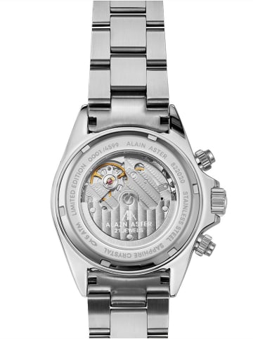 ALAIN ASTER Chronograaf zilverkleurig/zwart