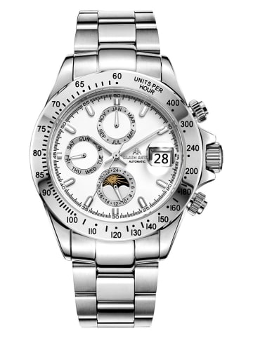 ALAIN ASTER Chronograph in Silber/ Weiß