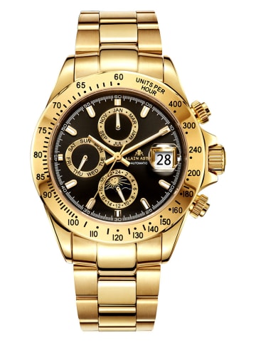 ALAIN ASTER Chronograf w kolorze złoto-czarnym