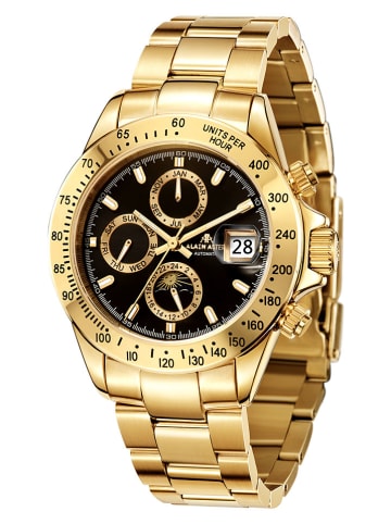 ALAIN ASTER Chronograf w kolorze złoto-czarnym