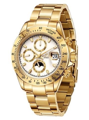 ALAIN ASTER Chronograph in Gold/ Creme