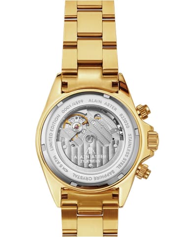 ALAIN ASTER Chronograph in Gold/ Creme