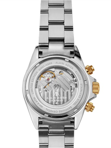ALAIN ASTER Chronograf w kolorze srebrno-złotym