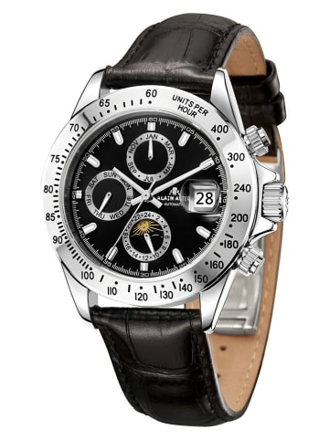 ALAIN ASTER Chronograph in Schwarz/ Silber