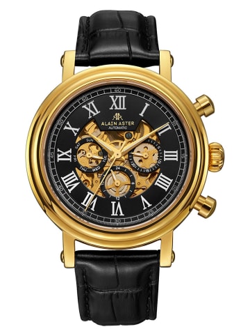 ALAIN ASTER Chronograf w kolorze złoto-czarnym