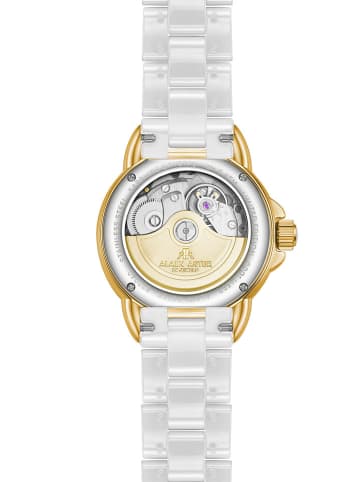 ALAIN ASTER Kwartshorloge wit/goudkleurig