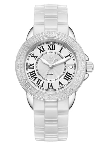 ALAIN ASTER Kwartshorloge wit/zilverkleurig