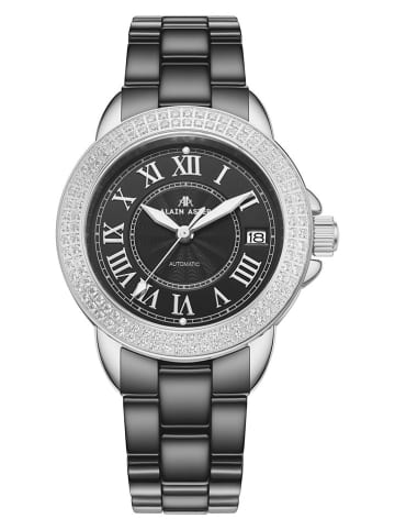 ALAIN ASTER Kwartshorloge zwart/zilverkleurig