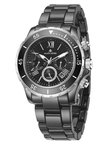 ALAIN ASTER Chronograph in Schwarz/ Silber